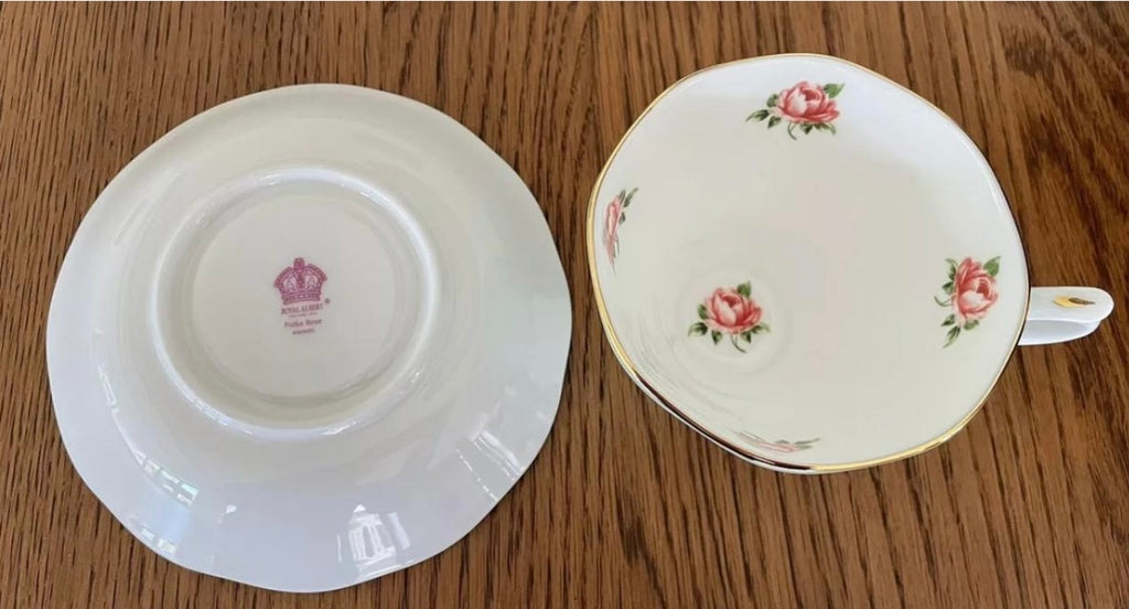 Royal Albert Tea Cup Rose and Polka Dot - New Unboxed