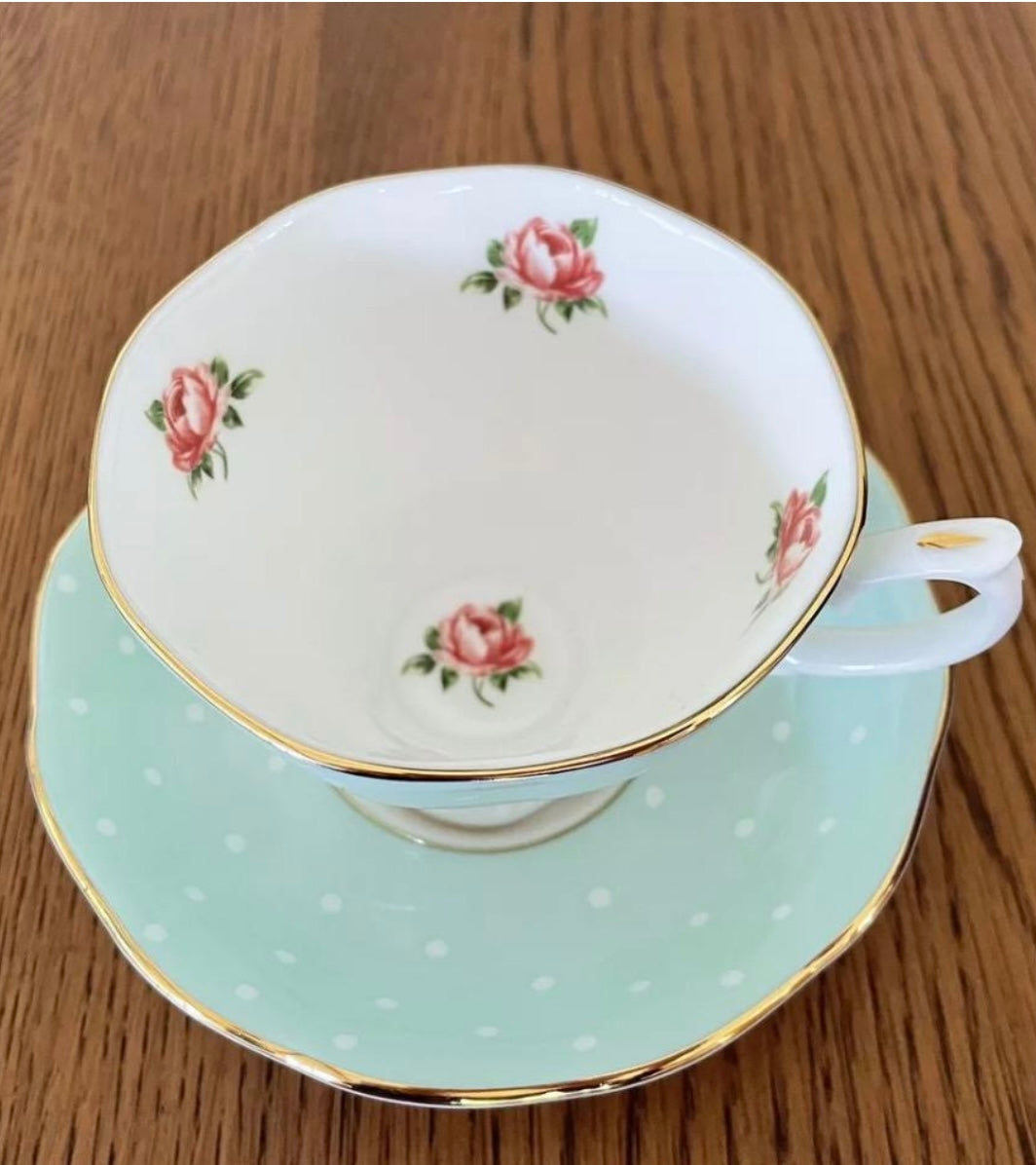 Royal Albert Tea Cup Rose and Polka Dot - New Unboxed