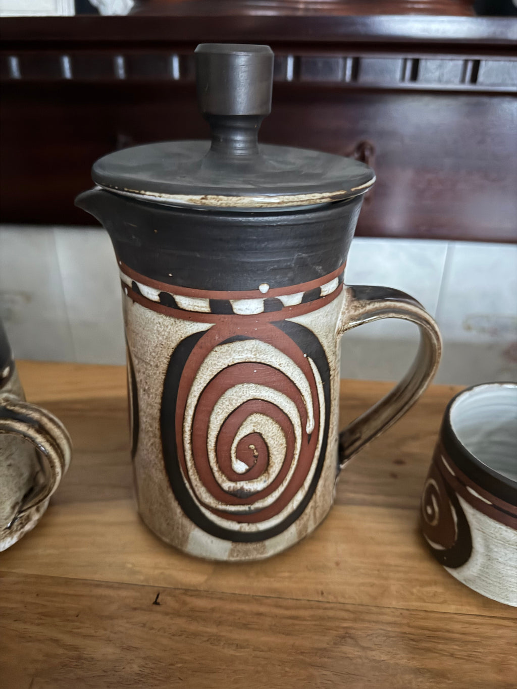 Briglin Studio Vintage Pottery Coffee Set London 1960s