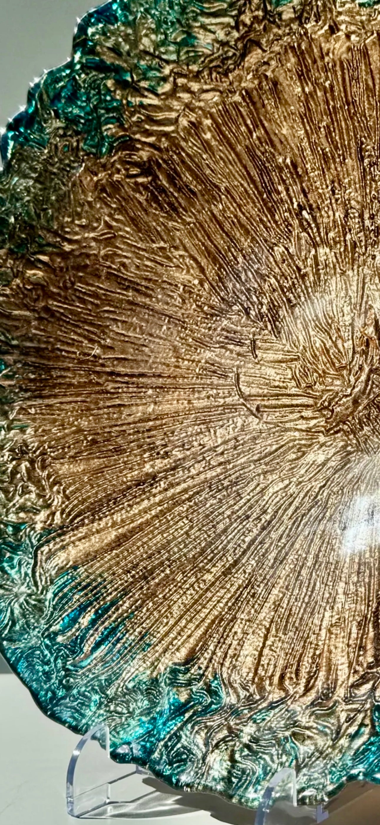 Handmade Glass Decorative Bowl