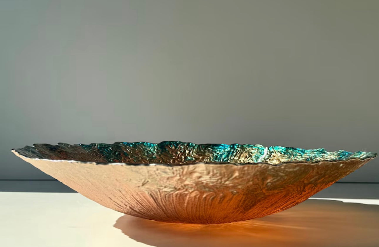 Handmade Glass Decorative Bowl