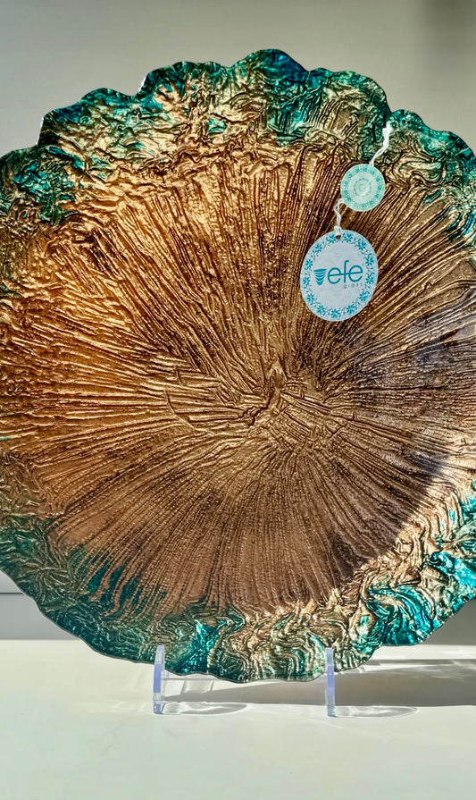 Handmade Glass Decorative Bowl