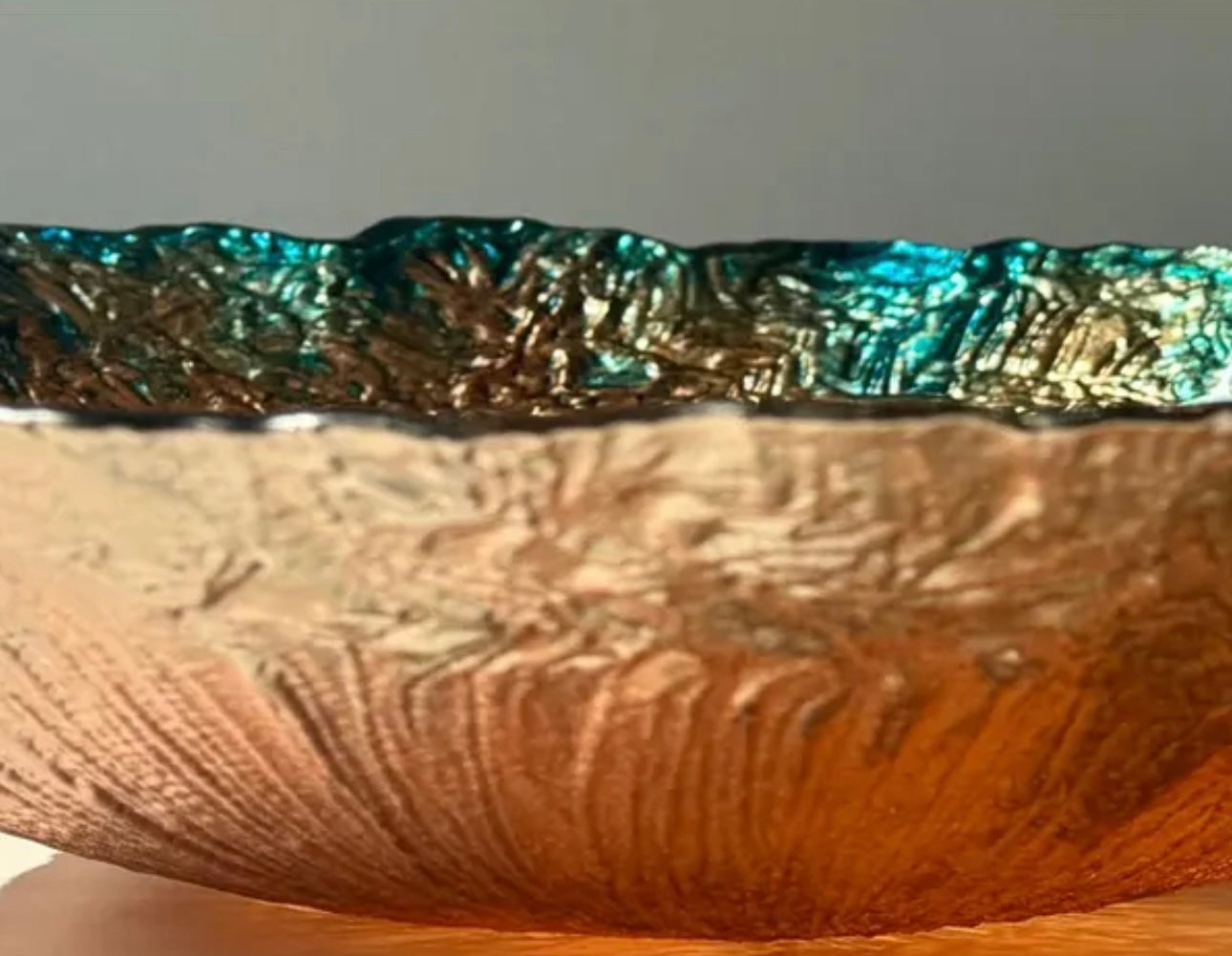 Handmade Glass Decorative Bowl